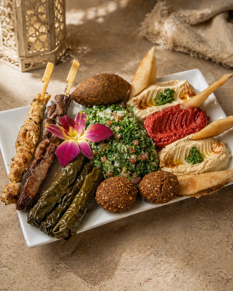 Mixed Beef and Chicken Platter